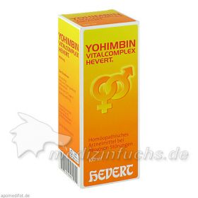 YOHIMBIN Vitalcomplex Hevert Tropfen, 100 ML – PZN 352851 из Германии (PZN 352851)