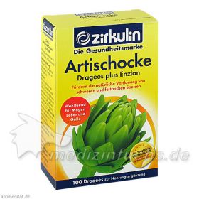 ZIRKULIN Artischocke Dragees plus Enzian, 100 ST – PZN 4771711 из Германии (PZN 4771711)