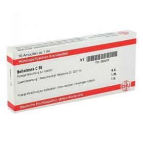 Belladonna C 30 Ampullen (10X1 ml) – PZN 2826224 из Германии (PZN 2826224)