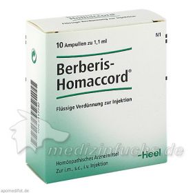 BERBERIS HOMACCORD, 10 ST – PZN 117742 из Германии (PZN 117742)