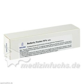 BERBERIS FRUCT 10%, 25 G – PZN 1572313 из Германии (PZN 1572313)