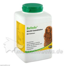 Befedo MinVit f.Hunde vet, 180 ST – PZN 1896412 из Германии (PZN 1896412)