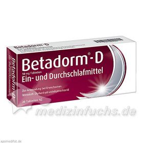 BETADORM D, 20 ST – PZN 3241684 из Германии (PZN 3241684)