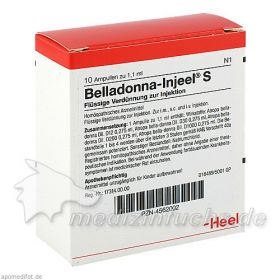 BELLADONNA INJ S, 10 ST – PZN 4562002 из Германии (PZN 4562002)