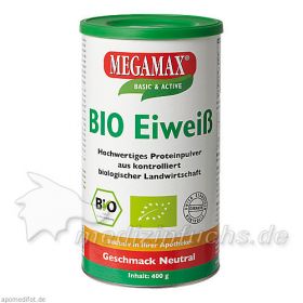 Bio Eiweiss neutral Megamax, 400 G – PZN 10133558 из Германии (PZN 10133558)