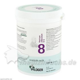 Biochemie Pflüger Nr. 8 Natrium chloratum D 6, 1000 ST – PZN 6319406 из Германии (PZN 6319406)