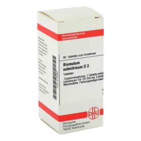 Bismutum Subnitricum D 3 Tabletten (80 stk) – PZN 2125987 из Германии (PZN 2125987)