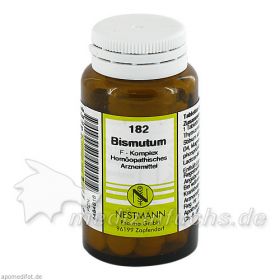 BISMUTUM F Komplex Tabletten Nr.182, 120 ST – PZN 4484816 из Германии (PZN 4484816)