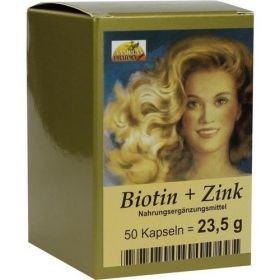 Biotin + Zink Haarkapseln, 50 ST – PZN 4595639 из Германии (PZN 4595639)