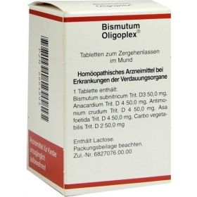 Bismutum Oligoplex, 150 ST – PZN 6864894 из Германии (PZN 6864894)