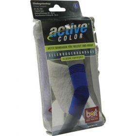 BORT ActiveColor Ellenbogenbandage blau large, 1 ST – PZN 6914391 из Германии (PZN 6914391)